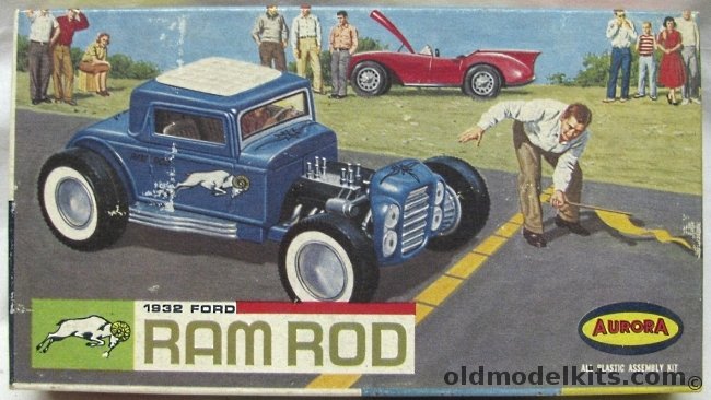Aurora 1/32 1932 Ford Ram Rod, 509-49 plastic model kit